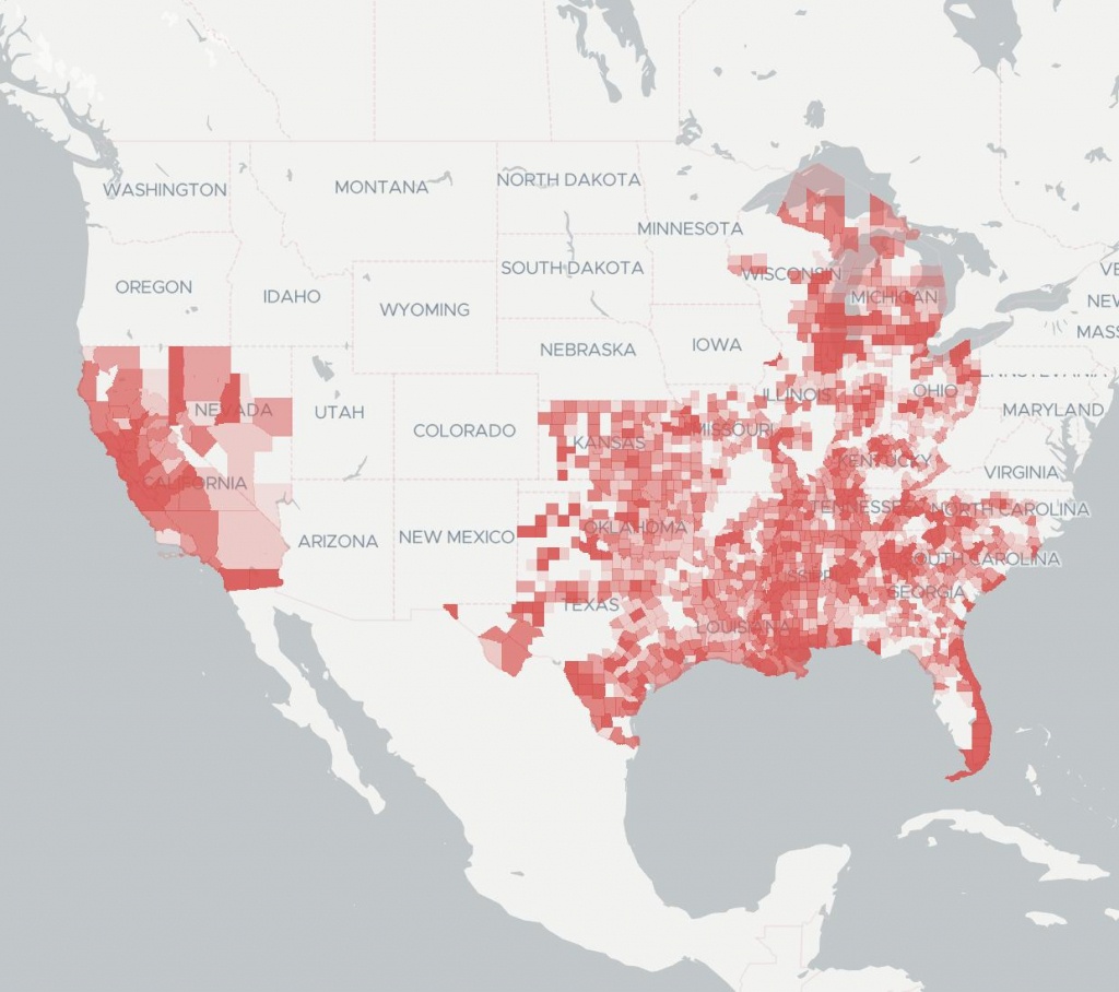 At&amp;amp;t Internet (U-Verse): Coverage &amp;amp; Availability Map - Comcast Coverage Map California