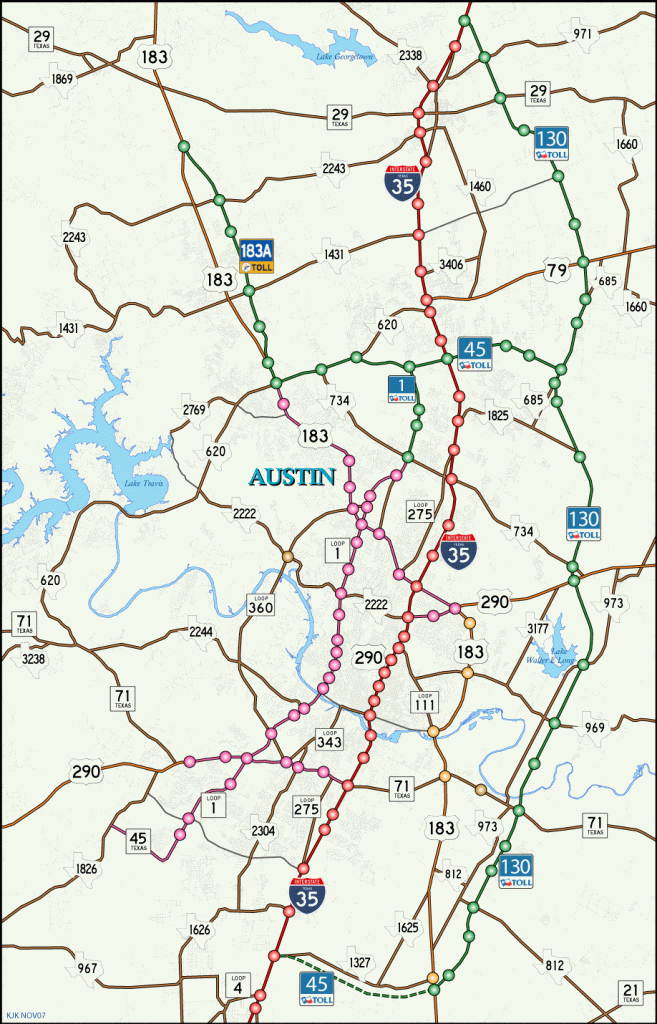 Austin - Aaroads - Texas Highway 183 Map