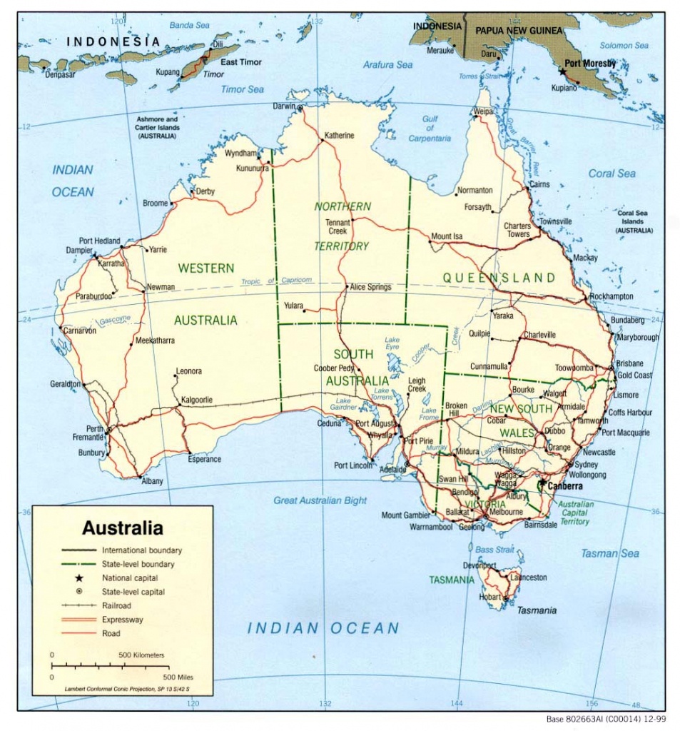 Australia Maps | Printable Maps Of Australia For Download - Printable Map Of Western Australia