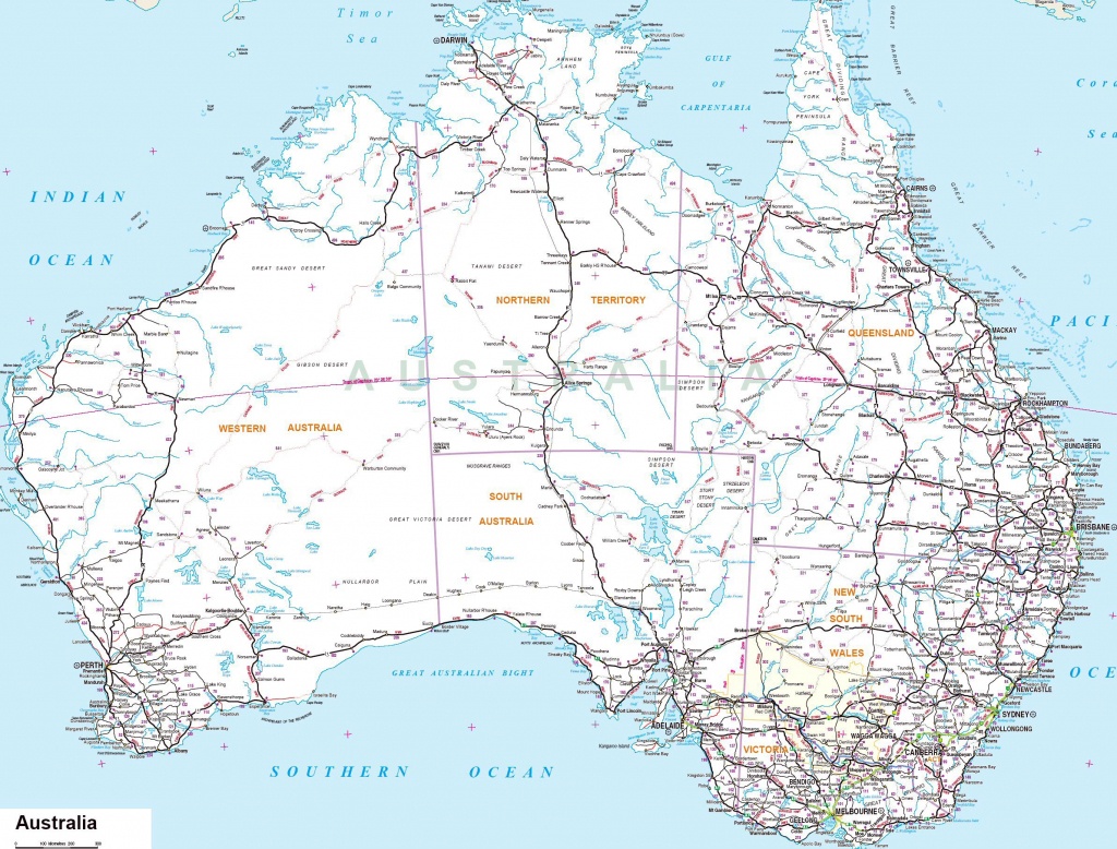 Australia Maps | Printable Maps Of Australia For Download - Printable Map Of Western Australia