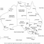 Australia Printable, Blank Maps, Outline Maps • Royalty Free   Blank Map Of Australia Printable