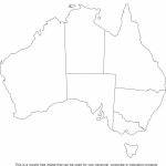 Australia Printable, Blank Maps, Outline Maps • Royalty Free   Printable Map Of Australia With States