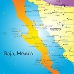 Baja California Sur Map Stock Photos & Baja California Sur Map Stock   Baja California Norte Map