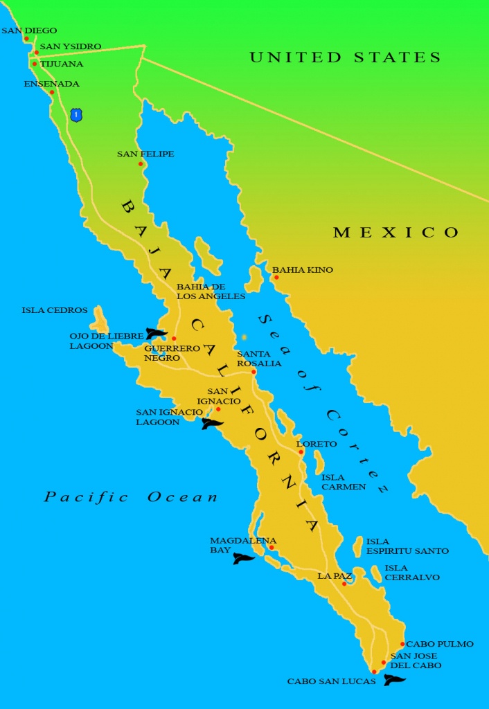 Baja Ecotours | Maps Of Baja California - Map Of Baja California Mexico