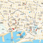Barcelona Attractions Map Pdf   Free Printable Tourist Map Barcelona   Barcelona Street Map Printable
