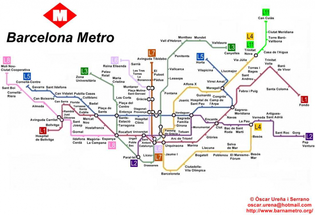 Barcelona Metro Map (91+ Images In Collection) Page 1 - Barcelona Metro Map Printable
