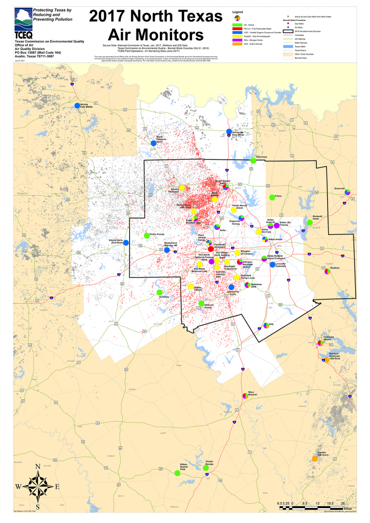 Barnett Shale Maps And Charts - Tceq - Www.tceq.texas.gov - Fracking In Texas Map