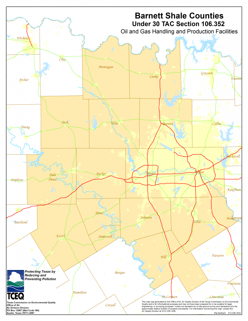 Barnett Shale Maps And Charts - Tceq - Www.tceq.texas.gov - Map Records Dallas County Texas