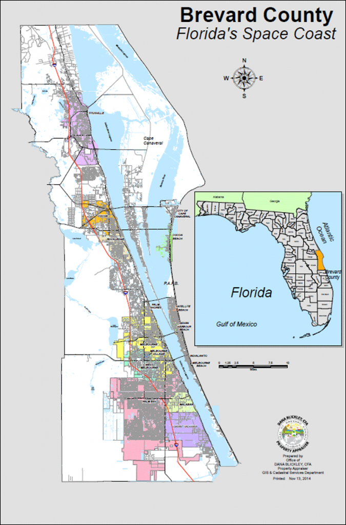 Bcpao - Maps &amp;amp; Data - Satellite Beach Florida Map