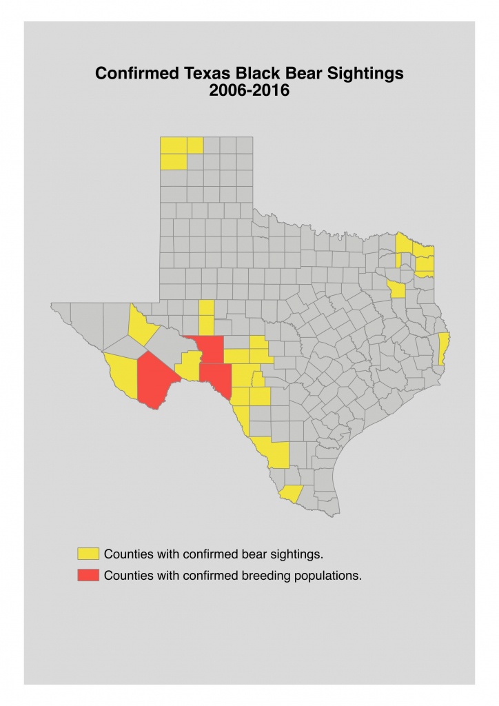 Bear Safety For Hunters In Texas - Texas Hunting Zones Map