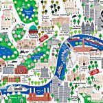 Beautiful Colorful London Children Englishs London Top Tourist   Printable Children\'s Map Of London