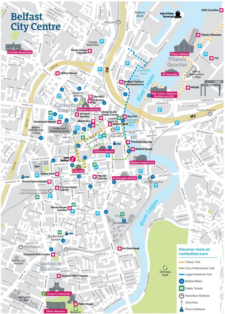 Belfast City Center Map - Belfast City Centre Map Printable