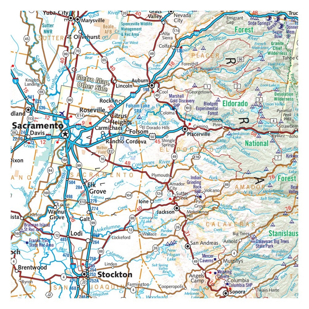 Benchmark Maps® - Road Map - Recreationid - Benchmark Maps California