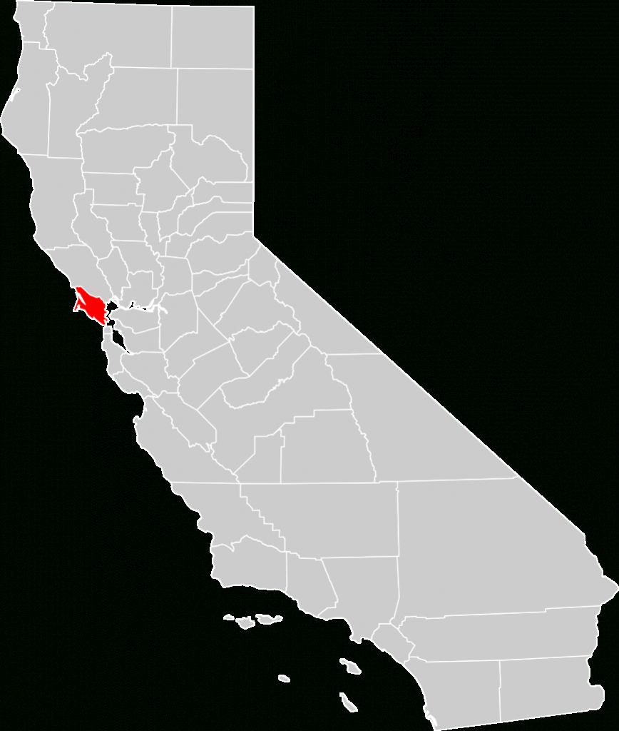 Bestand:california County Map (Marin County Highlighted).svg - Wikipedia - Marin County California Map