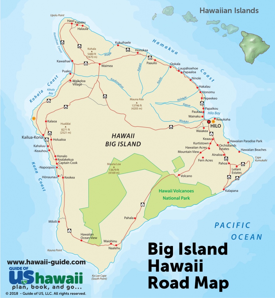 Big Island Of Hawaii Maps Big Island Map Printable 