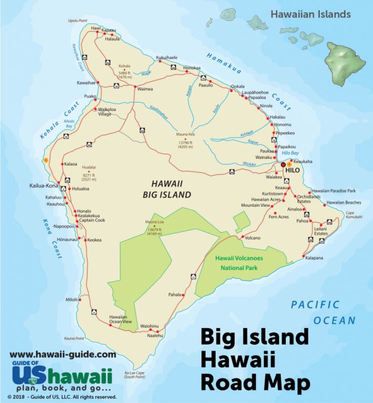 Printable Driving Map Of Kauai