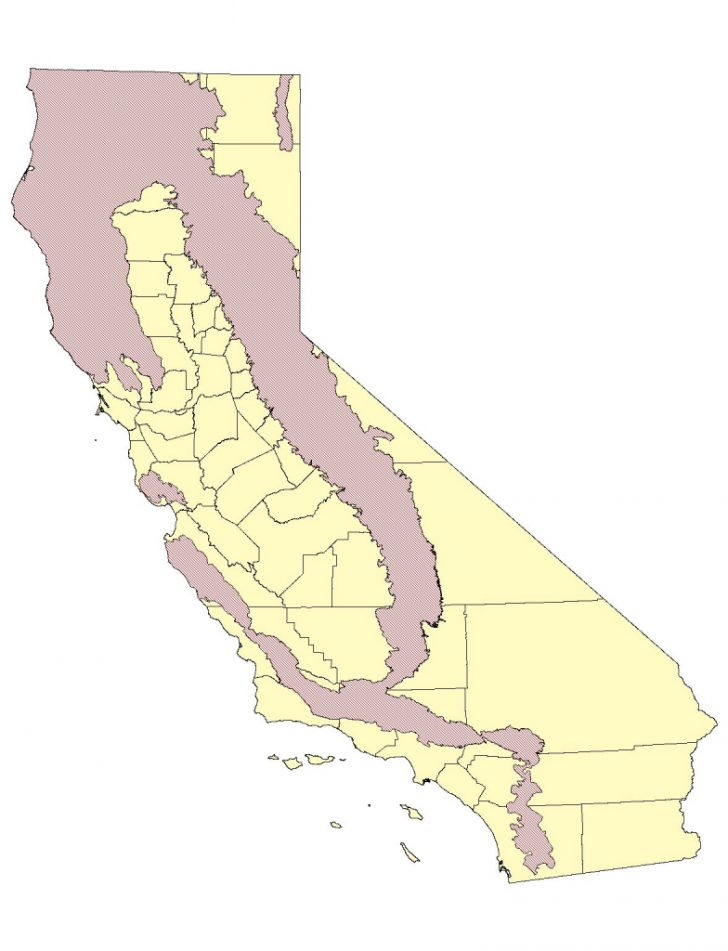 Biogeography Of Black Bears - Bears In California Map | Printable Maps