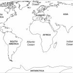 Black And White World Map With Continents Labeled Best Of How To At   Printable World Map With Continents And Oceans Labeled