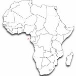 Blank Africa Map Printable | Sitedesignco   Map Of Africa Printable Black And White