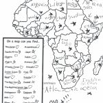 Blank Africa Map Test | Biofocuscommunicatie   Africa Map Quiz Printable