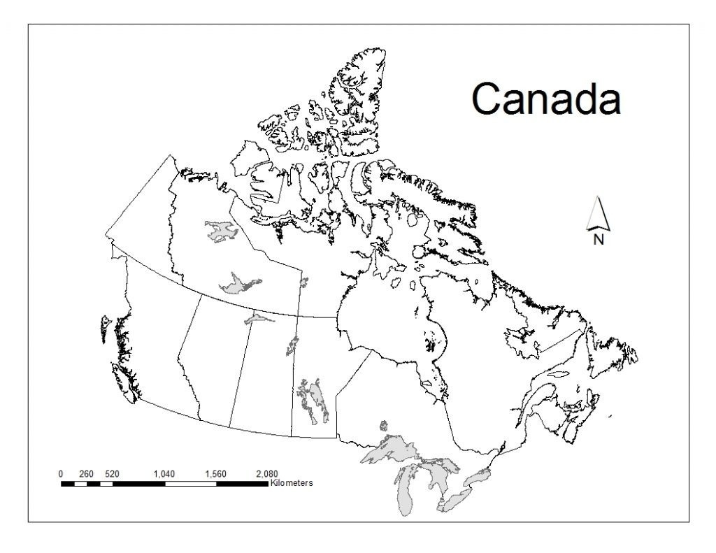 Blank Canada Map Quiz - Capitalsource - Map Of Canada Quiz Printable