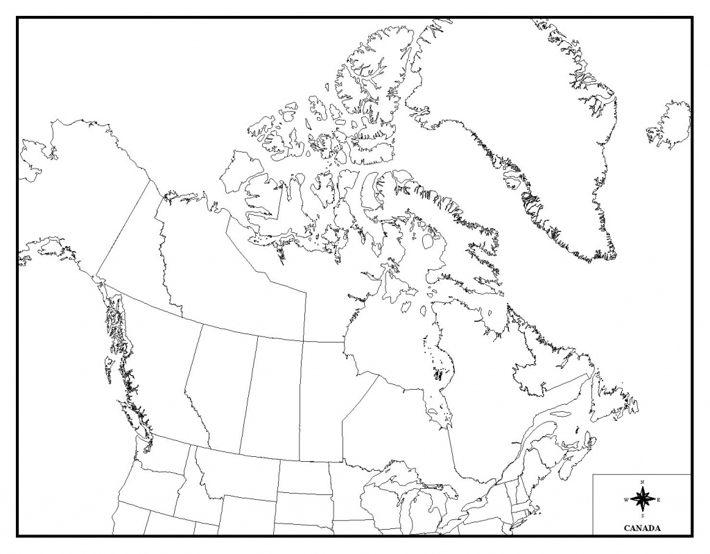 Blank Canada Map Quiz Map Canada Quiz | Travel Maps And Major - Map Of Canada Quiz Printable