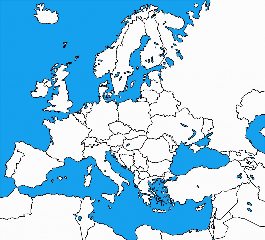 Blank Europe Political Map | Sitedesignco - Europe Political Map Outline Printable