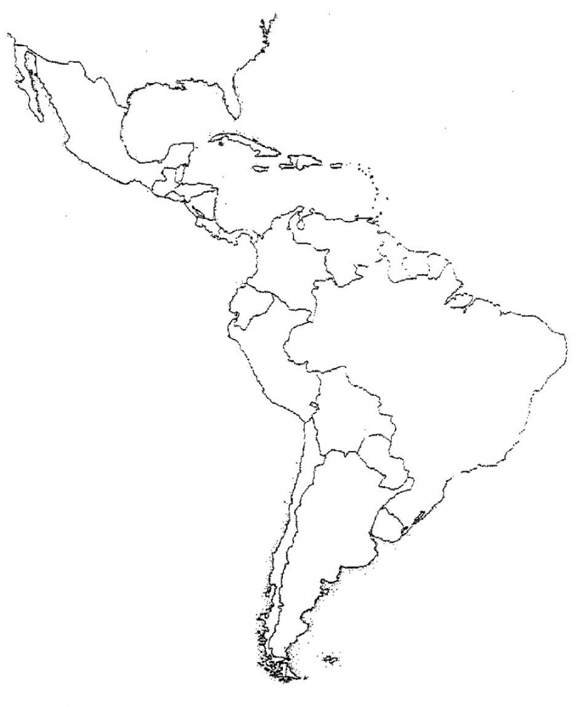 Blank Latin America Map Quiz | Social Studies | Latin America Map - Latin America Map Quiz Printable