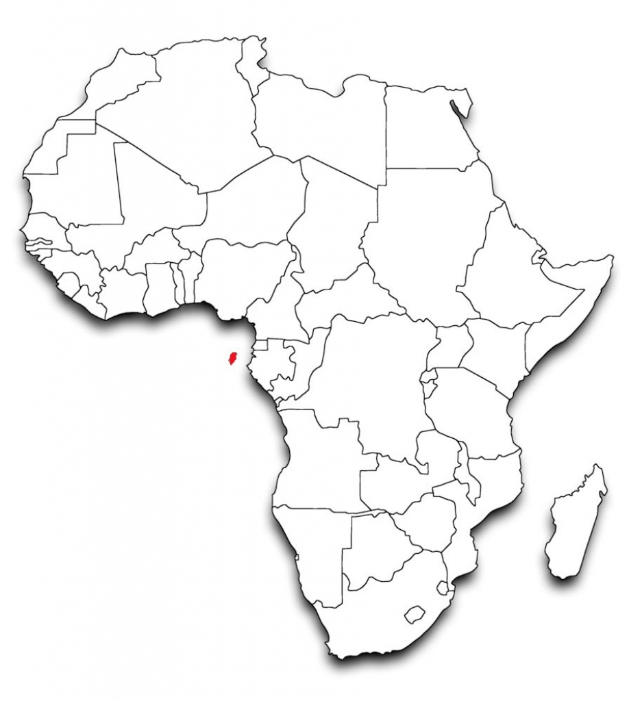 Blank Political Map Of Africa Printable | Printable Maps