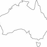 Blank Map Of Australia Fancy Outline With Printable World Maps   Blank Map Of Australia Printable