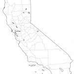 Blank Map Of California Counties Ca State With County Lines Best   Blank Map Of California Printable