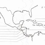 Blank Map Of Central America And Caribbean Islands   America Map   Central America Map Quiz Printable