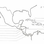 Blank Map Of Central America And Travel Information | Download Free   Printable Blank Map Of Central America