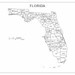 Blank Map Of Florida Counties And Travel Information | Download Free   Florida County Map Printable