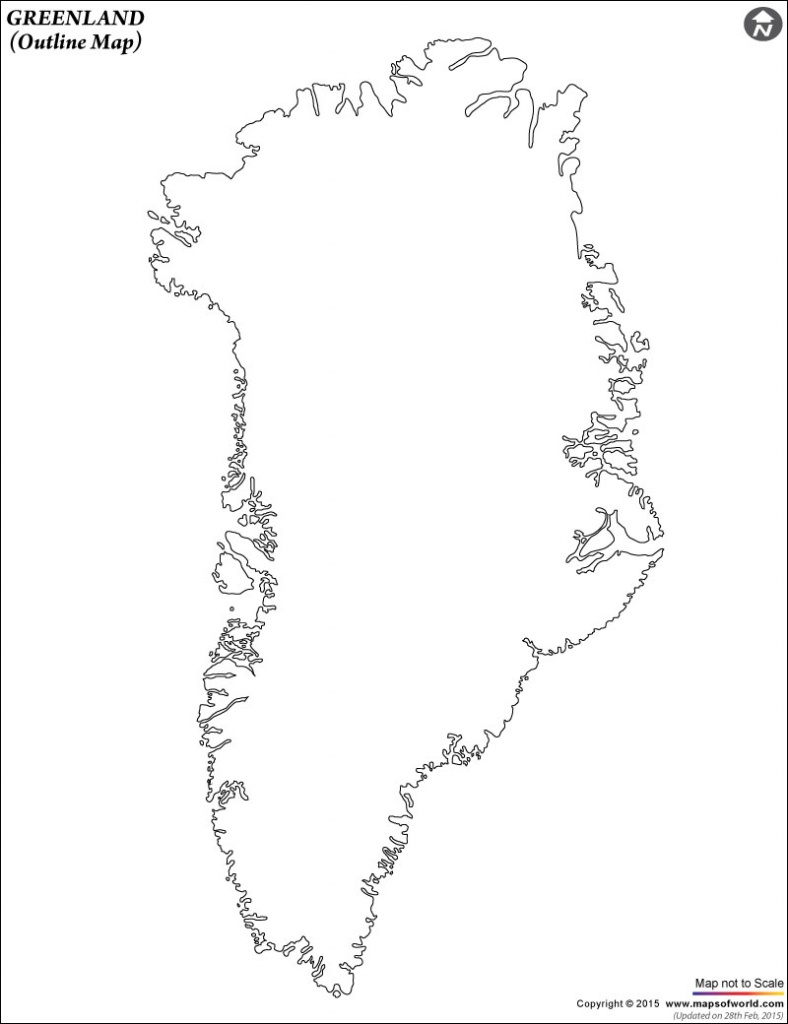 Blank Map Of Greenland | Greenland Outline Map - Outline Map Of Puerto Rico Printable