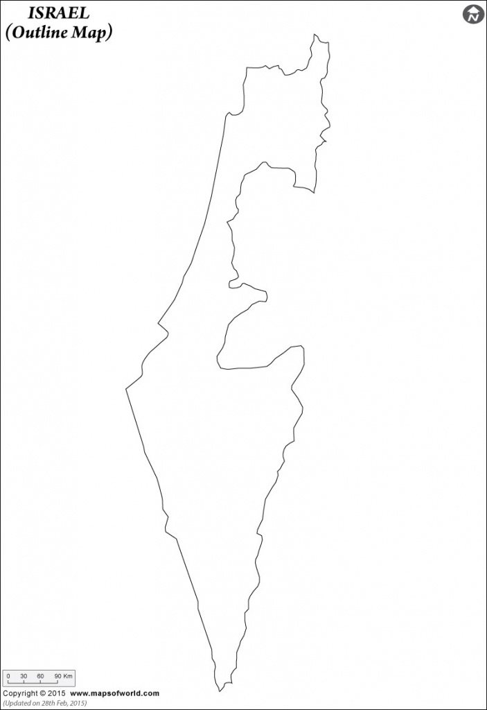 Blank Map Of Israel | Israel Outline Map - Israel Outline Map Printable