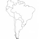 Blank Map Of South American Countries And Travel Information   Printable Map Of South America With Countries