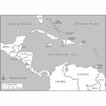 Blank Map Of The Caribbean And Travel Information | Download Free   Printable Map Of The Caribbean