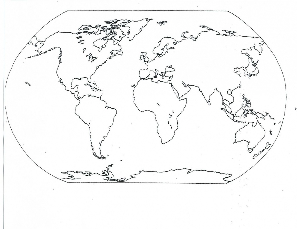 Blank Seven Continents Map | Mr.guerrieros Blog: Blank And Filled-In - Free Printable Map Of Continents And Oceans