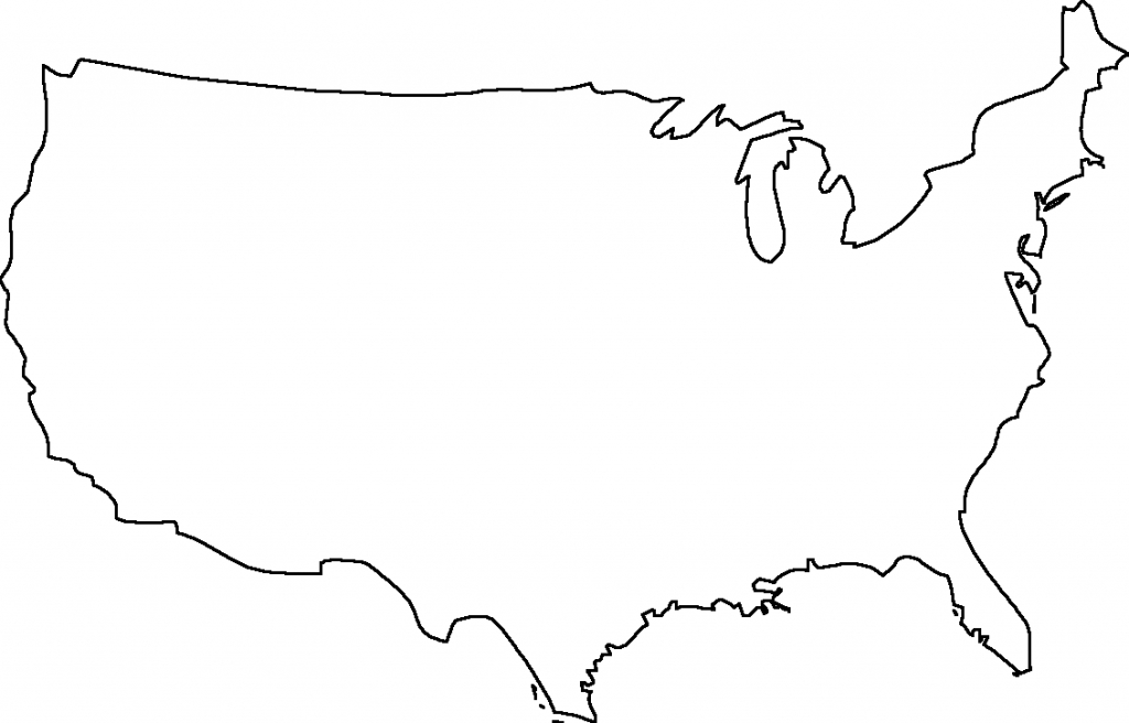 Blank Us Map - Dr. Odd | Geography | United States Map, Map Outline, Map - Free Printable Outline Map Of United States