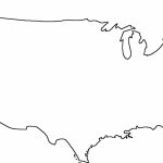 Blank Us Map   Dr. Odd | Geography | United States Map, Map Outline, Map   Printable Blank Us Map With State Outlines