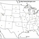 Blank Us Map For Capitals | World Map   Us Map Quiz Printable