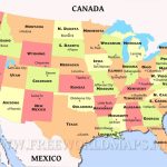 Blank Us Map With States Names Usa State Valid And Labeled   Us Map With States Labeled Printable