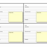 Blank Vocabulary Card Template | Frayer Models | Vocabulary Cards   Vocabulary Maps Printable Free
