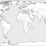 Blank World Map Printable | Sin Ridt   Blank World Map Printable Worksheet