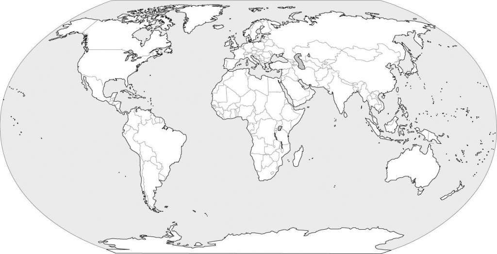 Blank World Map Printable | Sin-Ridt - Blank World Map Printable Worksheet