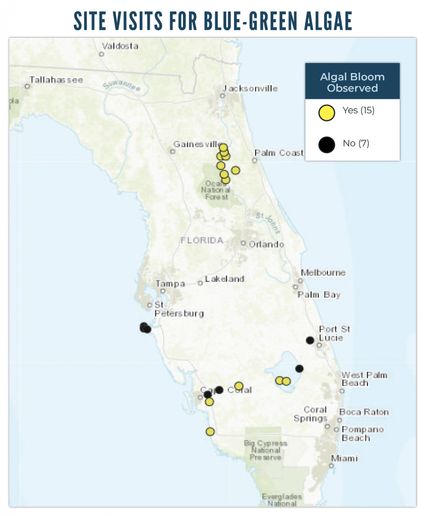 Blue-Green Algal Bloom Weekly Update We 052319 | Florida Department - Florida Blue Green Algae Map
