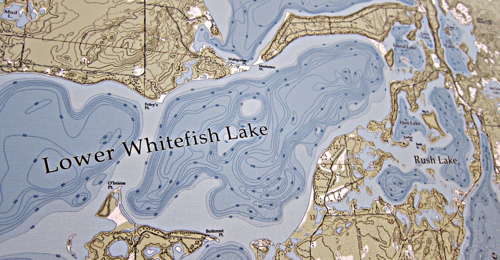 Blueprint Maps – Beautiful Maps Of Minnesota Lakes - Printable Lake Minnetonka Map