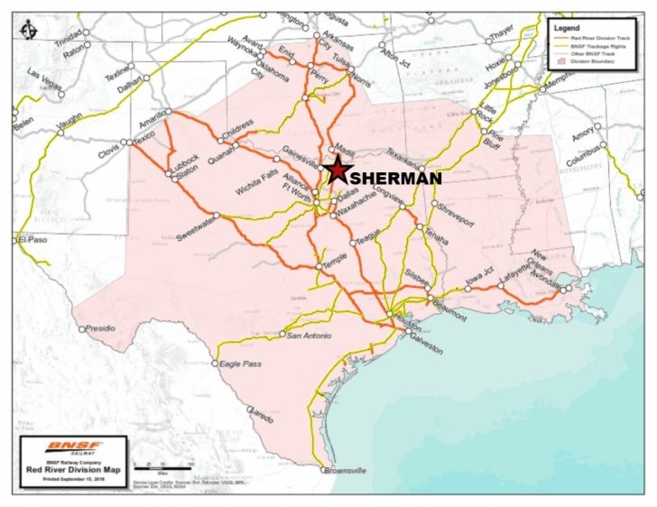 Sherman Texas Map