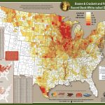 Boone & Crockett And Pope & Young Distribution Map 1996 2005   Mule Deer Population Map Texas